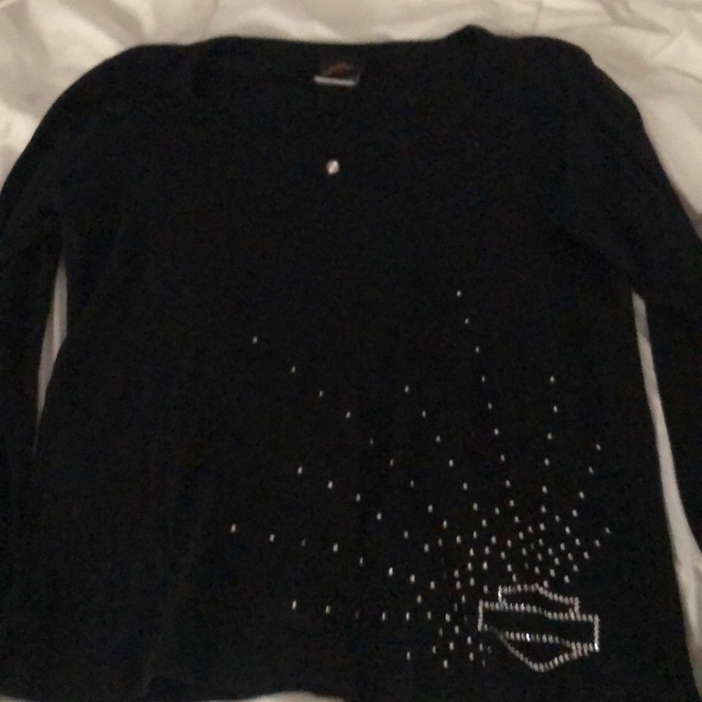 Harley Davidson long sleeve vneck